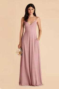 Devin Convertible Dress - English Rose 22 Devin Convertible Dress - English Rose -Elegance Bridal Store english rose devin convertible slit bridesmaid dress 03