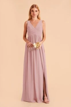 Laurie Empire Dress - English Rose -Elegance Bridal Store english rose laurie convertible slit bridesmaid dress 03