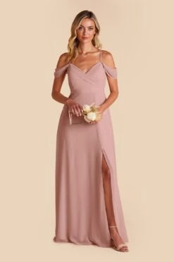Spence Convertible Dress - English Rose -Elegance Bridal Store english rose spence convertible slit bridesmaid dress 03