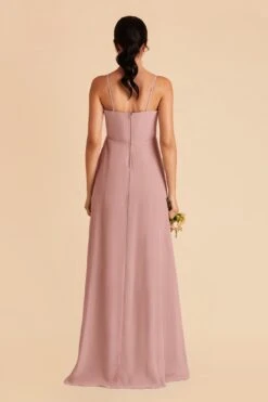 Winnie Convertible Chiffon Dress - English Rose -Elegance Bridal Store english rose winnie convertible slit bridesmaid dress 05