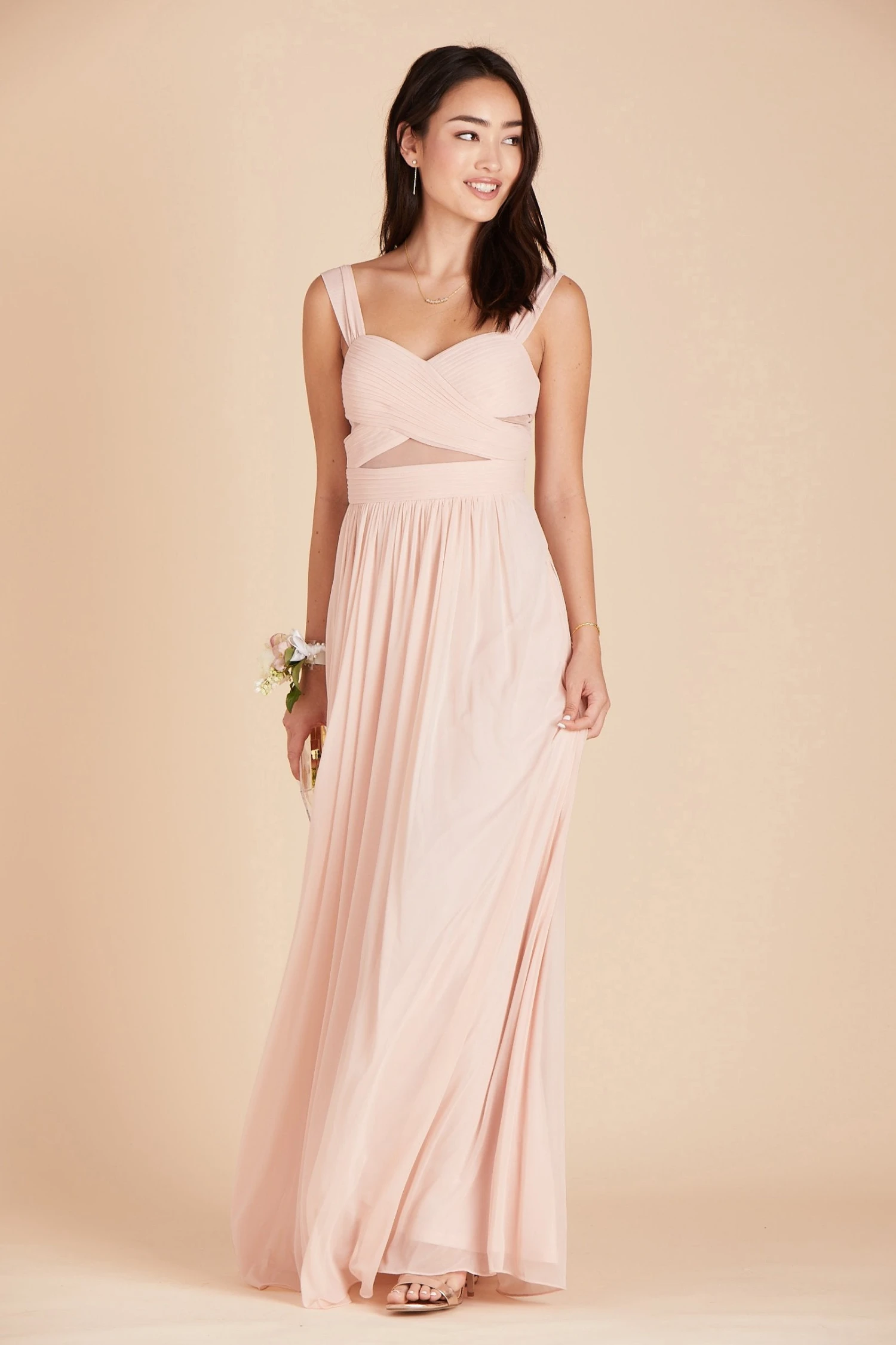 Elsye Dress - Pale Blush 6 Elsye Dress - Pale Blush - Image 4