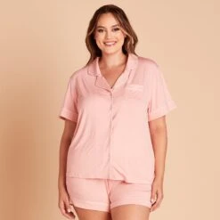 Jonny Pajama Set - Rose Pink