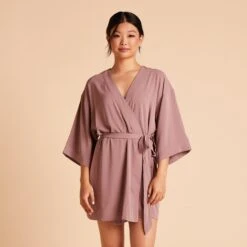 Karen Robe - Dark Mauve 16 Karen Robe - Dark Mauve -Elegance Bridal Store fe411c6d23d6c402b82f3eac5ea157fa