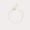 Crystal Pearl Bracelet -Elegance Bridal Store fresh pearls chain bracelet 01
