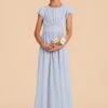 Celine Junior Dress - Ice Blue -Elegance Bridal Store ice blue celine junior bridesmaid dress 02