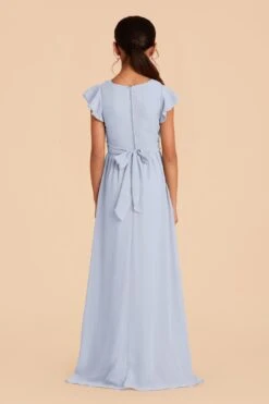 Celine Junior Dress - Ice Blue 9 Celine Junior Dress - Ice Blue -Elegance Bridal Store ice blue celine junior bridesmaid dress 03
