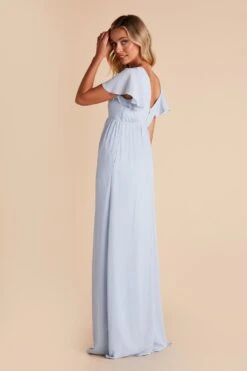 Hannah Empire Dress - Ice Blue -Elegance Bridal Store ice blue hannah bridesmaid dress 06