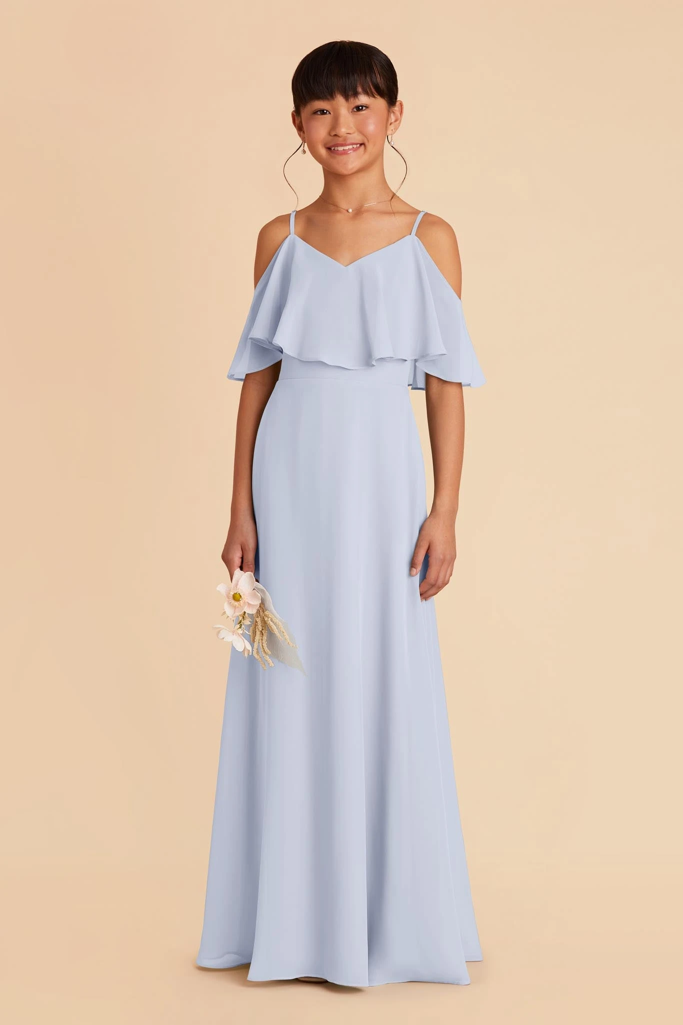 Janie Convertible Junior Dress - Ice Blue 4 Janie Convertible Junior Dress - Ice Blue - Image 2