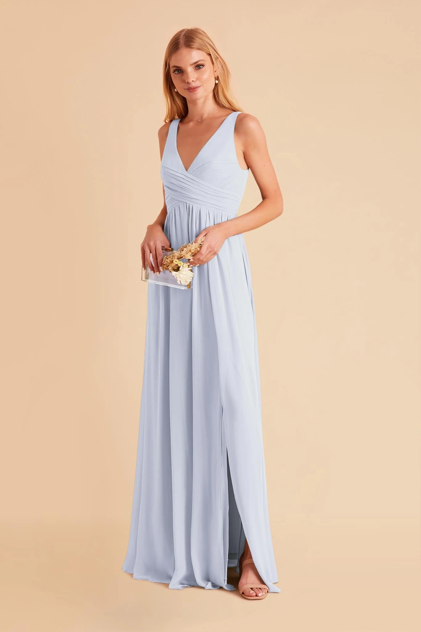 Laurie Empire Dress - Ice Blue 8 Laurie Empire Dress - Ice Blue - Image 6