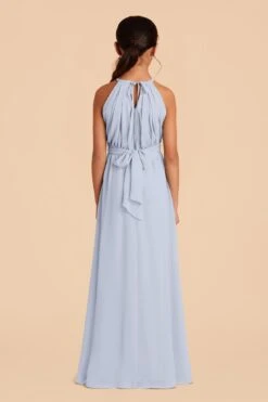 Sienna Junior Dress - Ice Blue -Elegance Bridal Store ice blue sienna junior bridesmaid dress 04