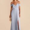 Spence Convertible Dress - Ice Blue 2 Spence Convertible Dress - Ice Blue -Elegance Bridal Store ice blue spence convertible slit bridesmaid dress 02
