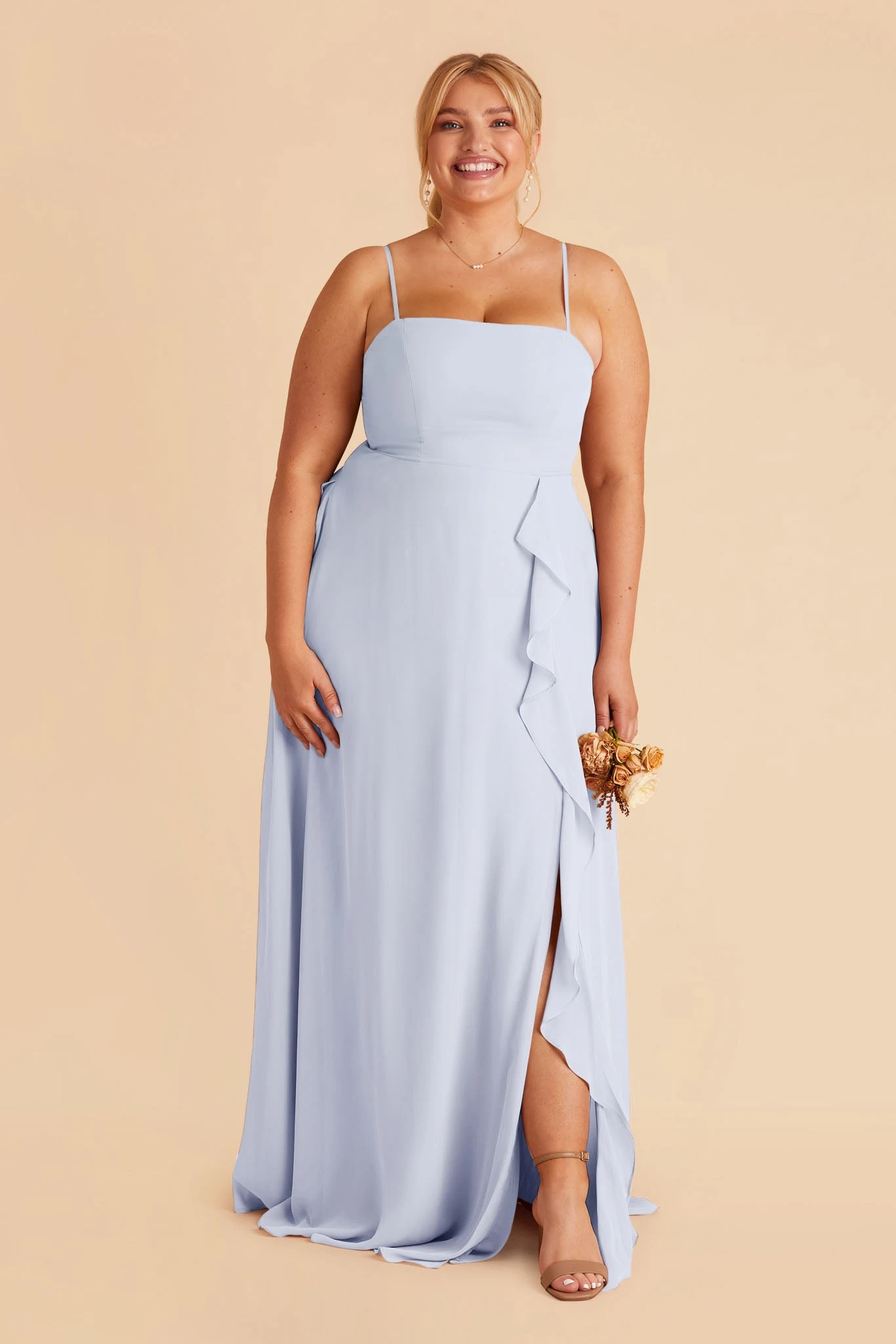 Winnie Convertible Chiffon Dress - Ice Blue - Image 2