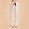 Jonny Satin Pajama Pants - Ivory 2 Jonny Satin Pajama Pants - Ivory -Elegance Bridal Store ivory jonny satin pants bridesmaid pajamas 01