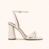 Julia Chunky Heel - Ivory -Elegance Bridal Store ivory julia chunky heel bridemaid shoes 01