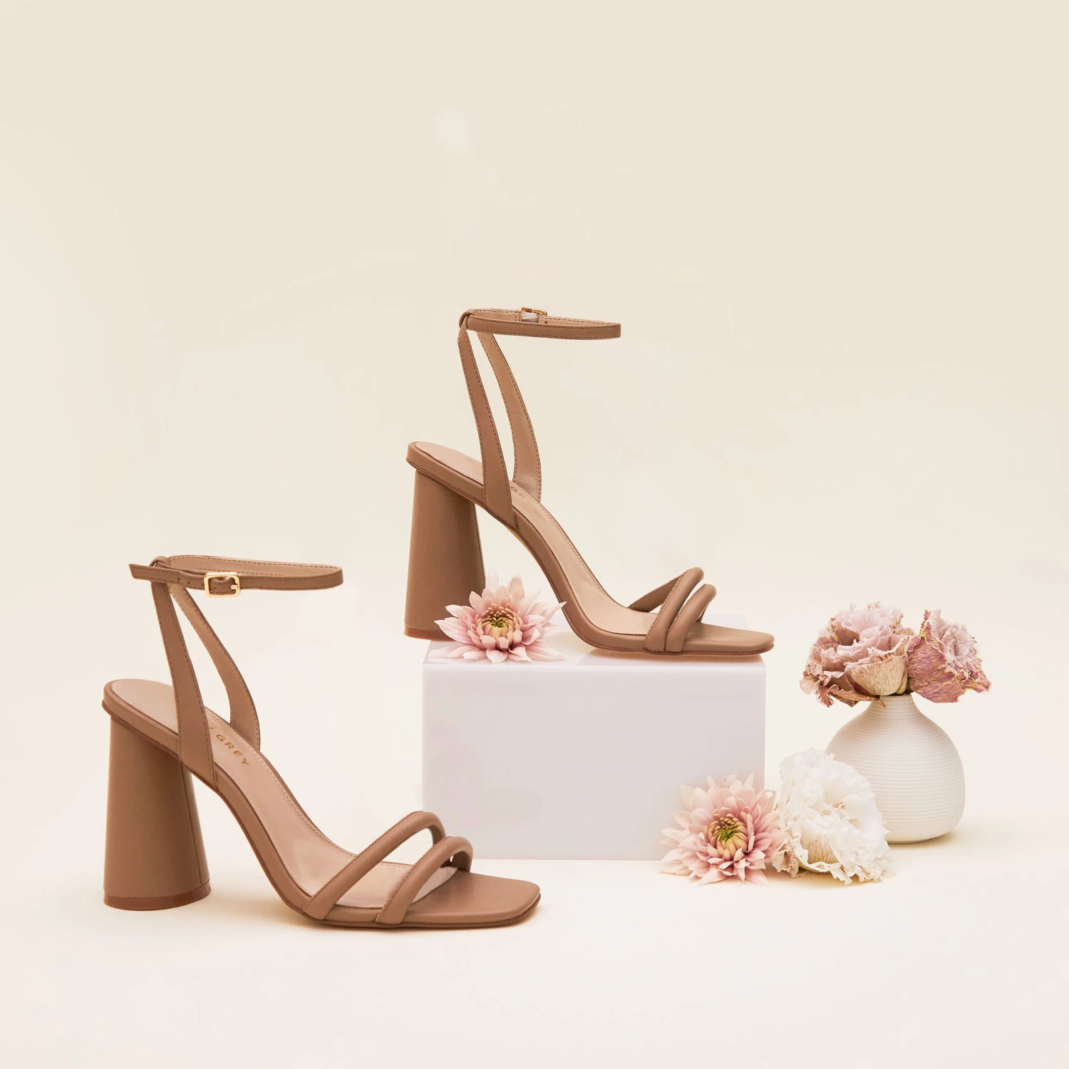 Julia Chunky Heel - Mocha 8 Julia Chunky Heel - Mocha - Image 6