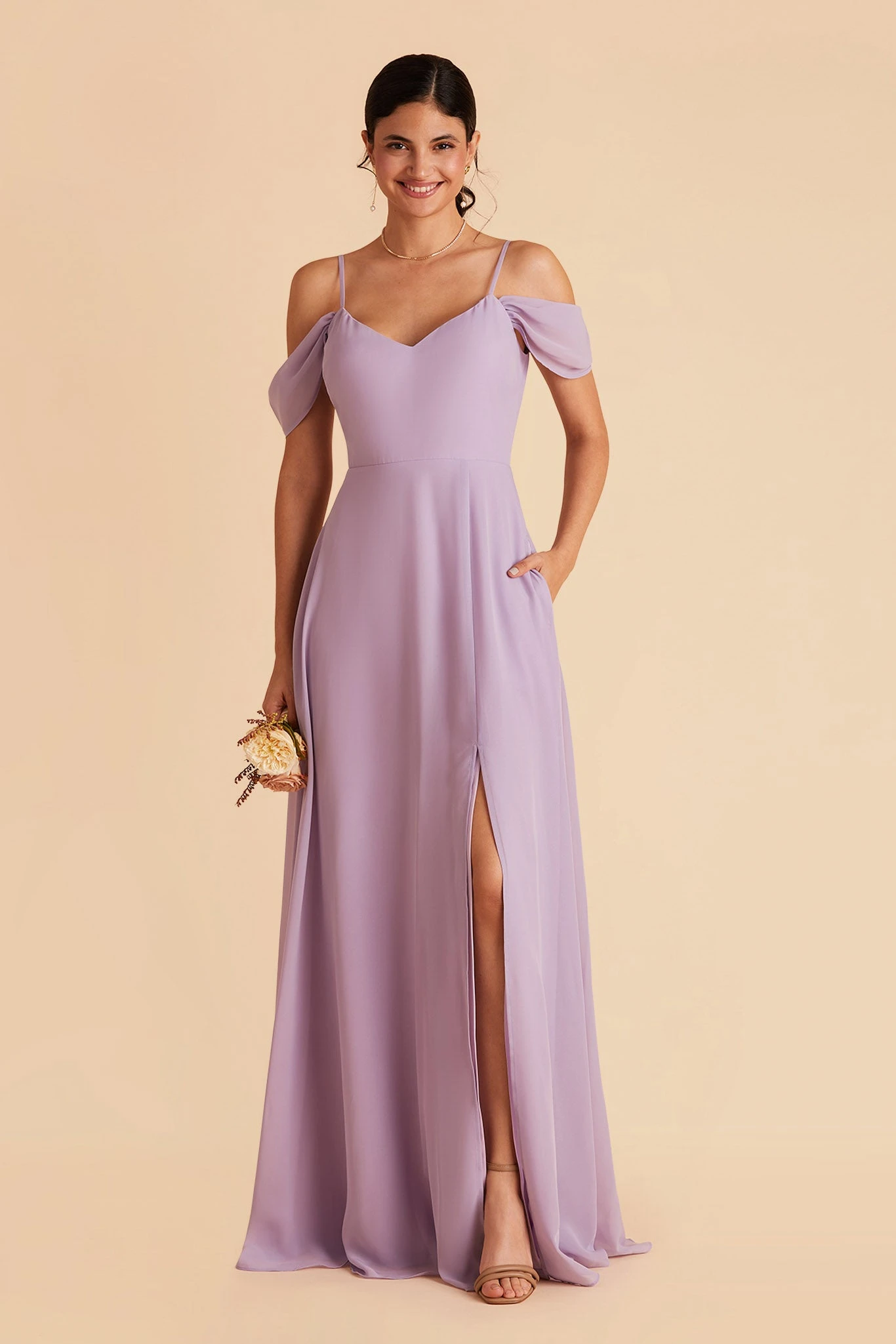 Devin Convertible Dress - Lavender 9 Devin Convertible Dress - Lavender - Image 7