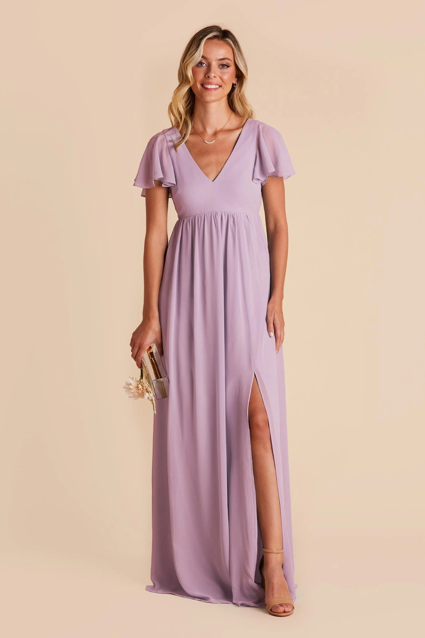 Hannah Empire Dress - Lavender 7 Hannah Empire Dress - Lavender - Image 5
