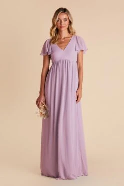 Hannah Empire Dress - Lavender 16 Hannah Empire Dress - Lavender -Elegance Bridal Store lavender hannah bridesmaid dress 03