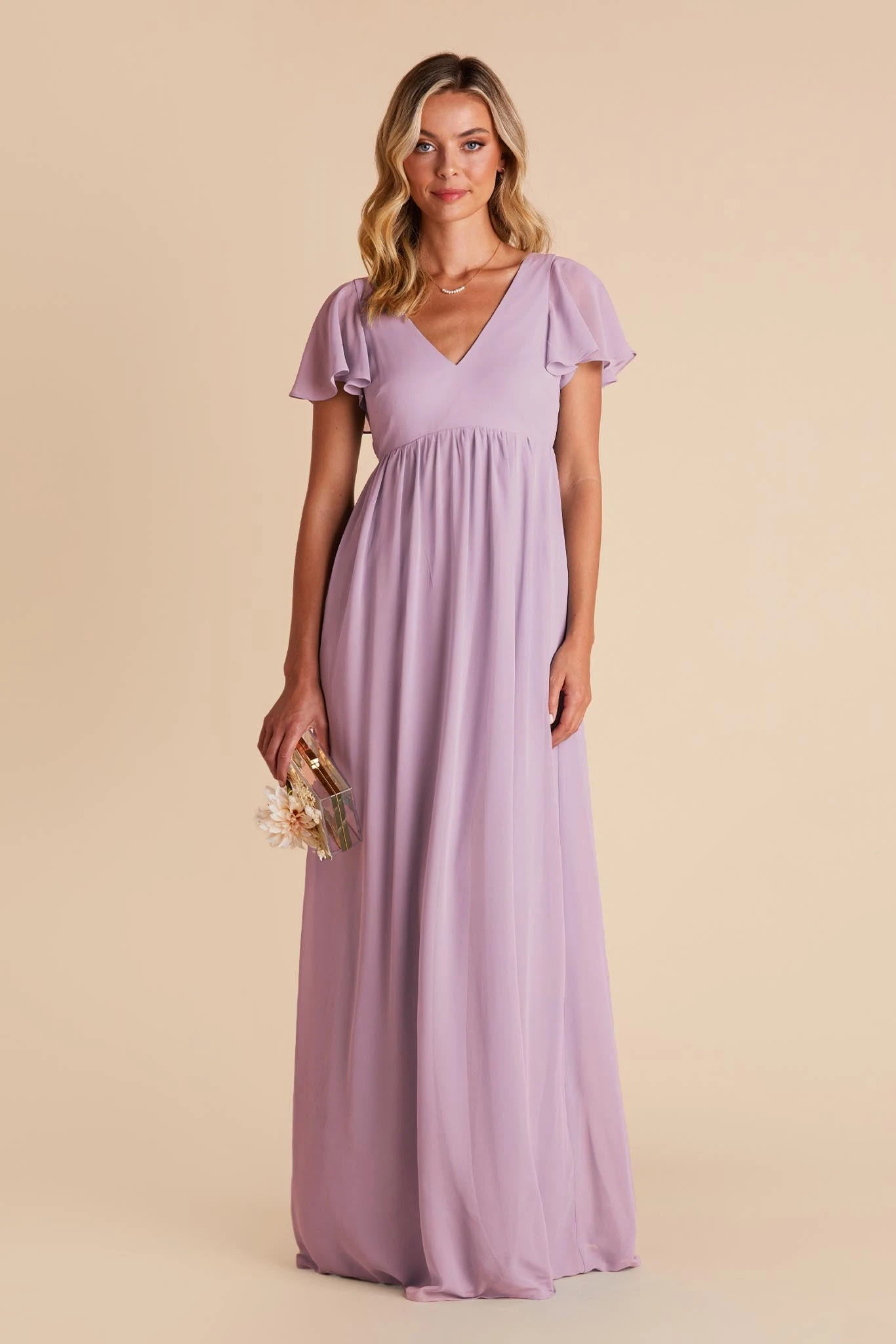 Hannah Empire Dress - Lavender 8 Hannah Empire Dress - Lavender - Image 6