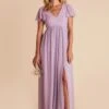 Hannah Empire Dress - Lavender -Elegance Bridal Store lavender hannah bridesmaid dress 04