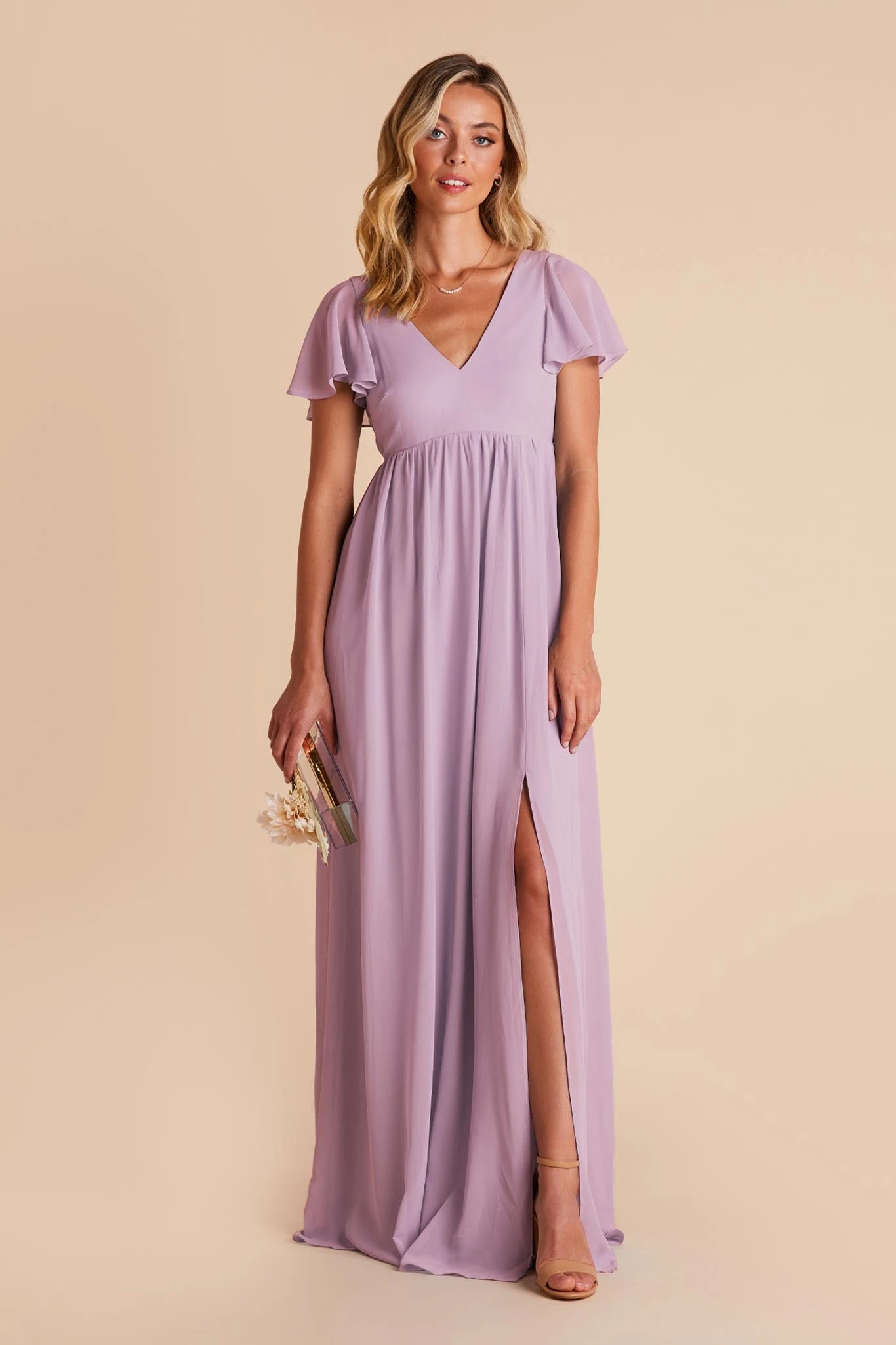 Hannah Empire Dress - Lavender 3 Hannah Empire Dress - Lavender