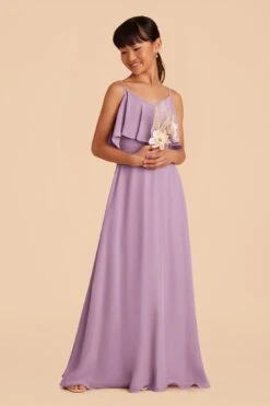 Janie Convertible Junior Dress - Lavender 9 Janie Convertible Junior Dress - Lavender -Elegance Bridal Store lavender janie convertible junior bridesmaid dress 03