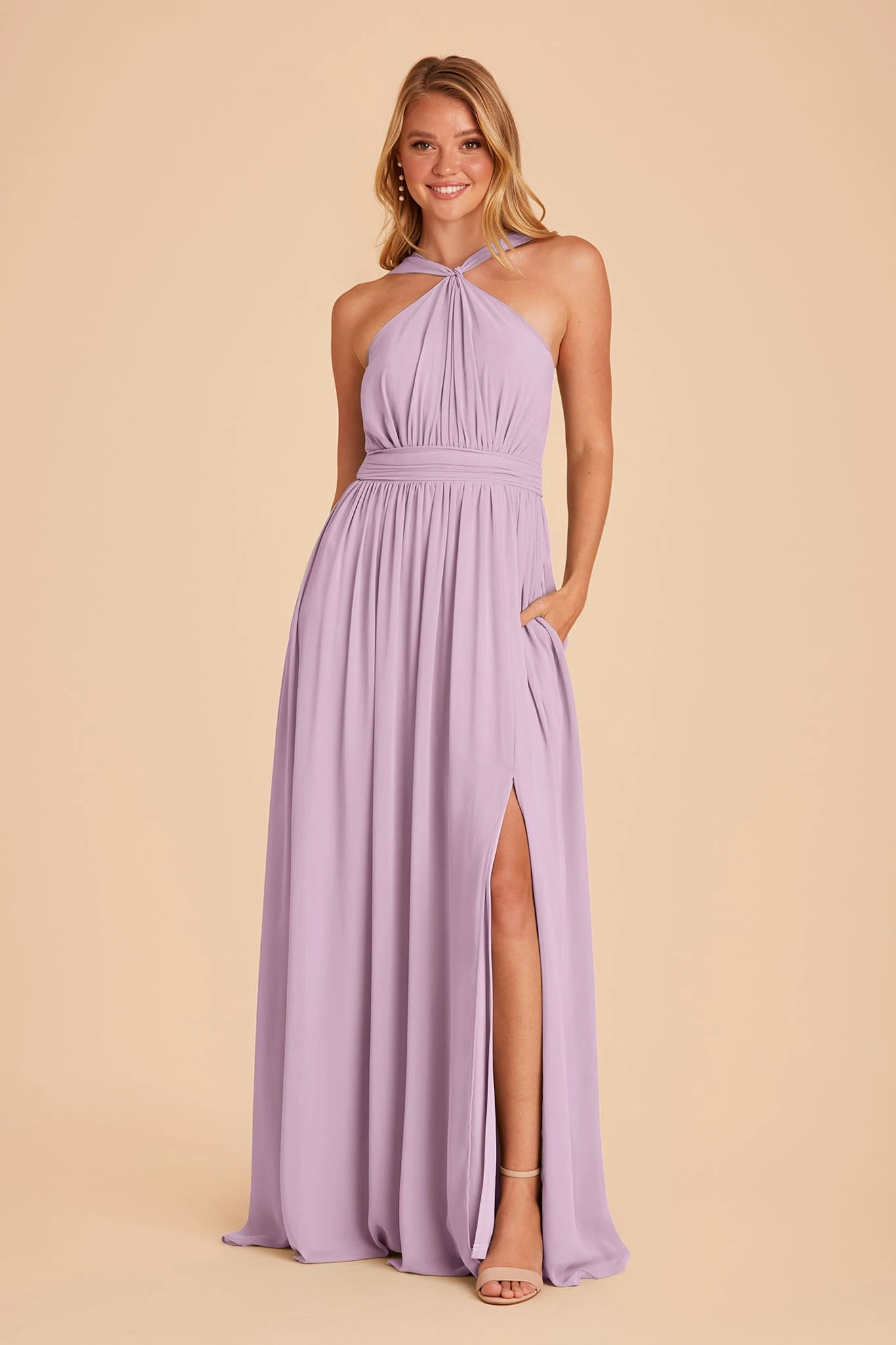 Kiko Chiffon Dress - Lavender 3 Kiko Chiffon Dress - Lavender