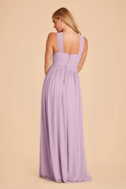 Kiko Chiffon Dress - Lavender 14 Kiko Chiffon Dress - Lavender -Elegance Bridal Store lavender kiko slit bridesmaid dress 03