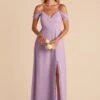 Spence Convertible Dress - Lavender -Elegance Bridal Store lavender spence convertible slit bridesmaid dress 02