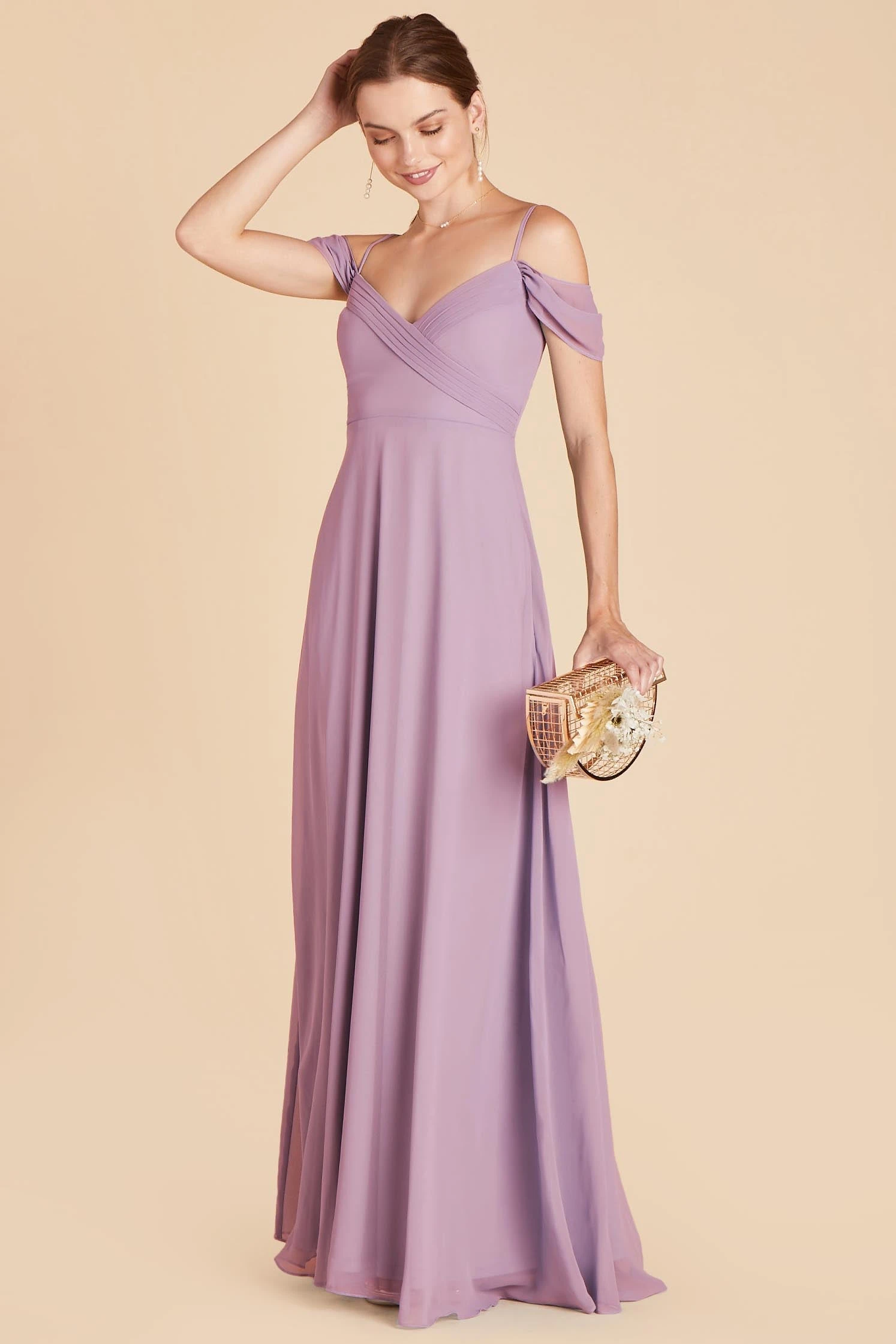 Spence Convertible Dress - Lavender 9 Spence Convertible Dress - Lavender - Image 7