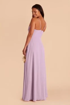 Theresa Chiffon Dress - Lavender -Elegance Bridal Store lavender theresa convertible slit bridesmaid dress 03