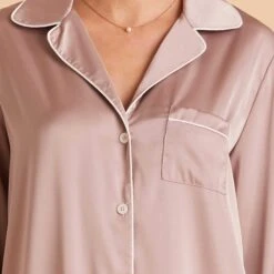 Kamryn Satin Sleepshirt - Mauve Taupe 28 Kamryn Satin Sleepshirt - Mauve Taupe -Elegance Bridal Store mauve taupe kamryn satin sleepshirt bridesmaid pajamas TMS LIVE PREVIEW