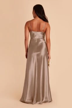 Lisa Long Shiny Satin Dress - Mocha 12 Lisa Long Shiny Satin Dress - Mocha -Elegance Bridal Store mocha lisa slit satin bridesmaid dress 04 6ac4606b cd56 4cf5 ac11 14db317fff0c