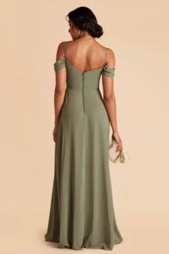 Devin Convertible Dress - Moss Green -Elegance Bridal Store moss green devin convertible bridesmaid dress 02