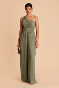 Gigi Convertible Jumpsuit - Moss Green