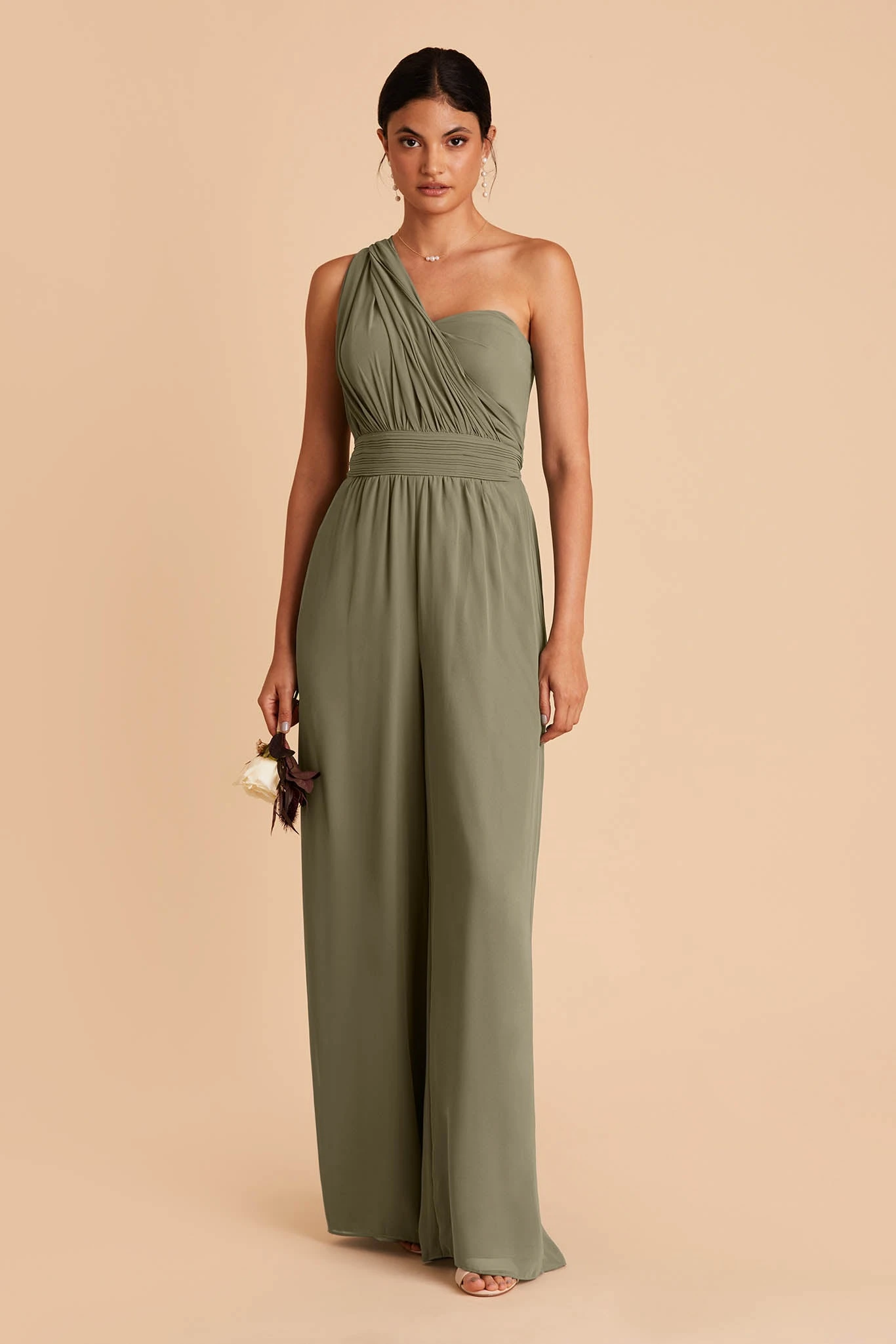 Gigi Convertible Jumpsuit - Moss Green 3 Gigi Convertible Jumpsuit - Moss Green
