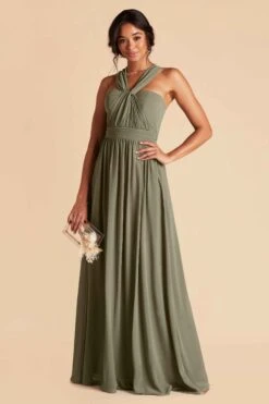 Grace Convertible Dress - Moss Green