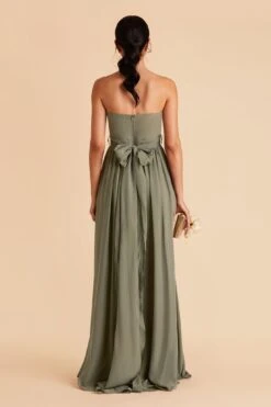 Grace Convertible Dress - Moss Green 28 Grace Convertible Dress - Moss Green -Elegance Bridal Store moss green grace convertible slit bridesmaid dress 04