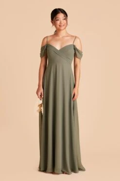 Spence Convertible Dress - Moss Green