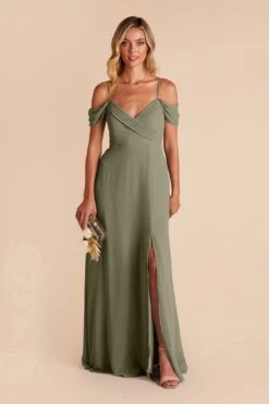 Spence Convertible Dress - Moss Green 28 Spence Convertible Dress - Moss Green -Elegance Bridal Store moss green spence convertible slit bridesmaid dress 05