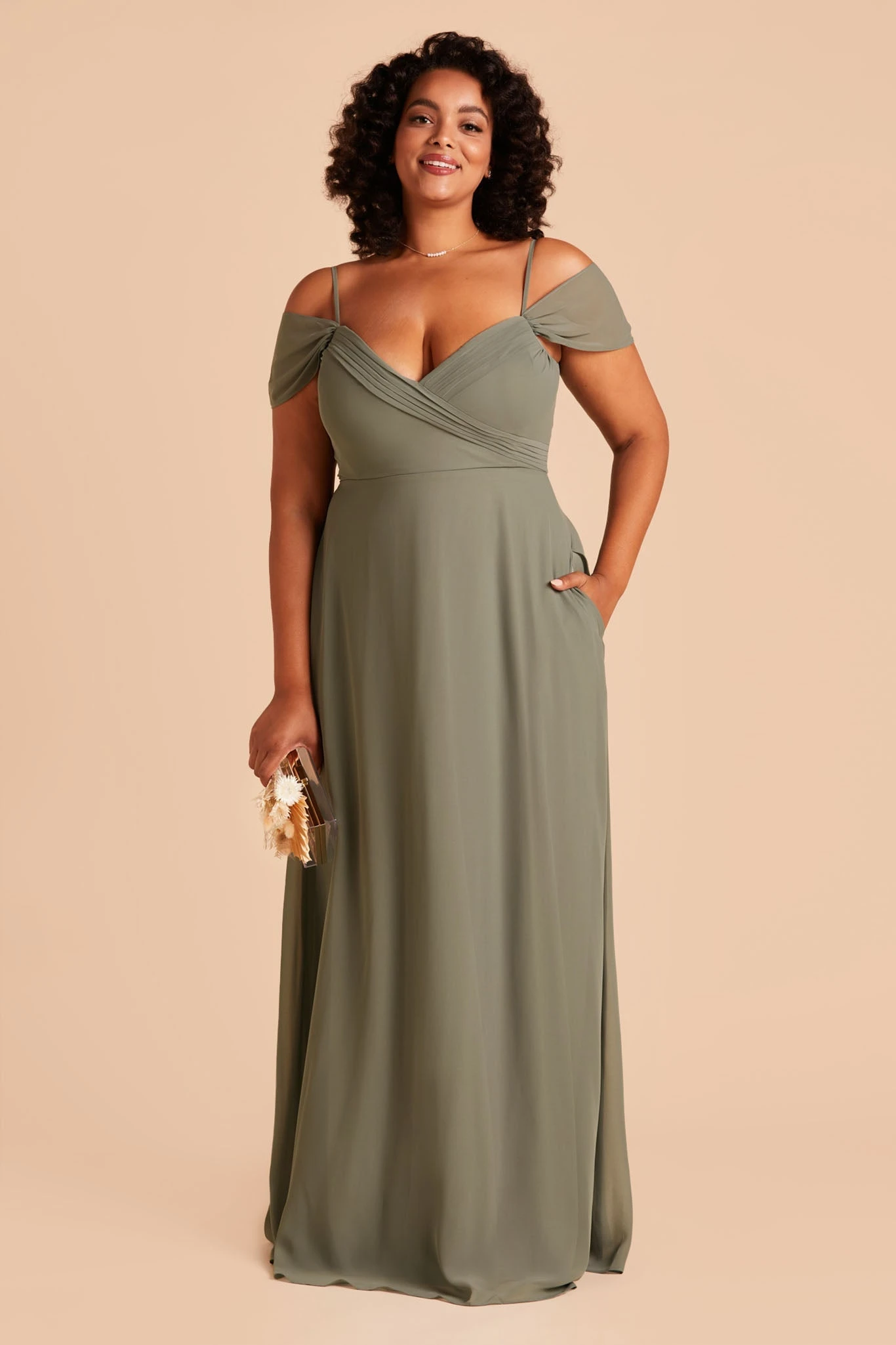 Spence Convertible Dress - Moss Green 14 Spence Convertible Dress - Moss Green - Image 12