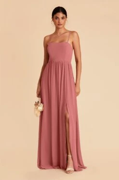 August Convertible Dress - Mulberry -Elegance Bridal Store mulberry august convertible slit bridesmaid dress 03