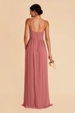 August Convertible Dress - Mulberry -Elegance Bridal Store mulberry august convertible slit bridesmaid dress 04