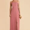 Chris Convertible Chiffon Dress - Mulberry