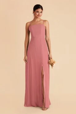 Chris Convertible Chiffon Dress - Mulberry