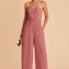 Gigi Convertible Jumpsuit - Mulberry