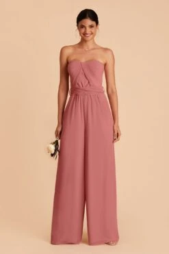 Gigi Convertible Jumpsuit - Mulberry -Elegance Bridal Store mulberry gigi convertible bridesmaid jumpsuit 02