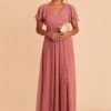 Hannah Empire Dress - Mulberry -Elegance Bridal Store mulberry hannah bridesmaid dress 03