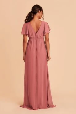 Hannah Empire Dress - Mulberry -Elegance Bridal Store mulberry hannah bridesmaid dress 04