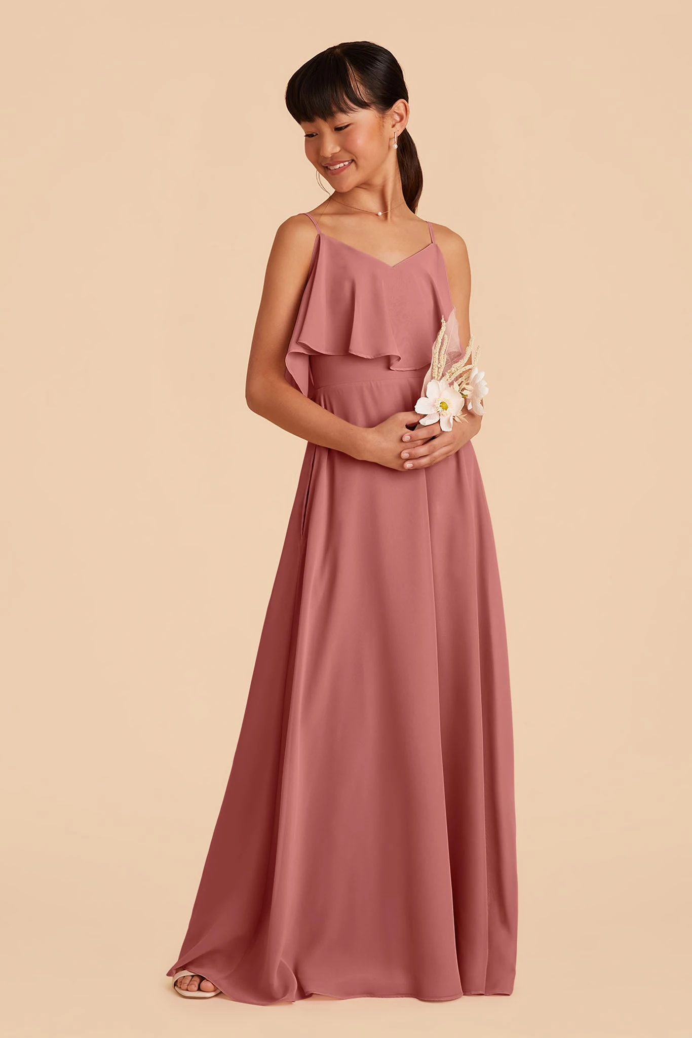 Janie Convertible Junior Dress - Mulberry 3 Janie Convertible Junior Dress - Mulberry